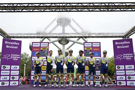 Top ten for Gerben Thijssen in front of the Atomium Intermarché Wanty