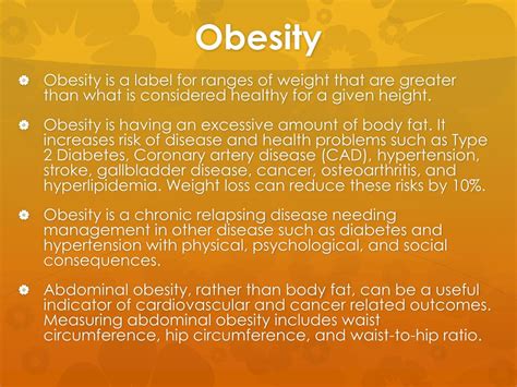 Ppt Obesity Powerpoint Presentation Free Download Id2651340