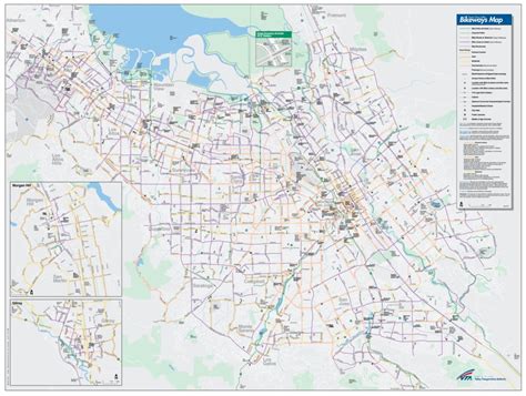 Santa Clara Valley, CA Bikeways Map by Avenza Systems Inc. | Avenza Maps