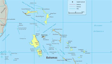 Las Bahamas Mapa Mapa