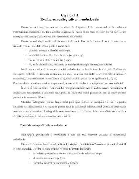 Doc Cap Vi Evaluarea Radiografica In Endodontie Dokumen Tips