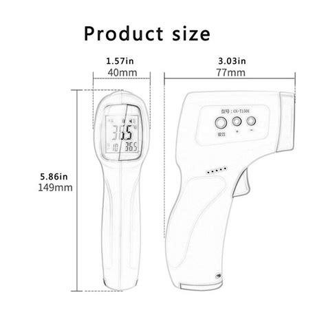 Infrared Thermometer Digital Non Contact Forehead Grandado