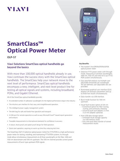 Pdf Smartclass Optical Power Meter Olp Dokumen Tips