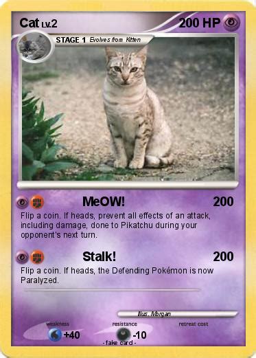 Pokémon Cat 1814 1814 MeOW My Pokemon Card