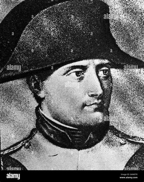 Paris Napoleon Bonaparte Der Korsische Geborene Fotos Und