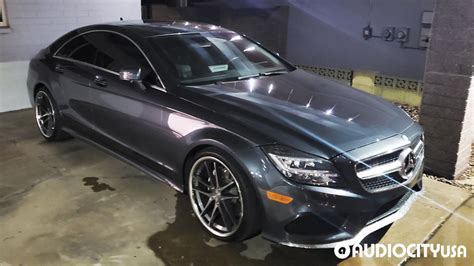 Mercedes Benz Cls Class On Vertini Wheels Rfs Brushed Dual