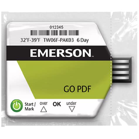 Jual DATA LOGGER GO PDF LOGGERS EMERSON TW06F PAK03 Oleh PT SURYA