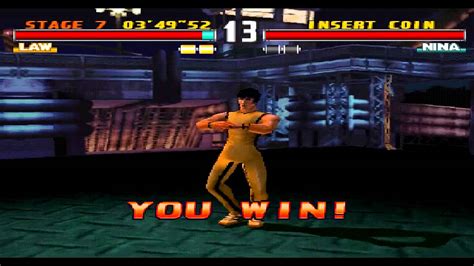 Tekken 3 Law Bruce Lee Arcade Youtube