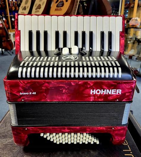 Hohner Bravo Ii 48 Bass Piano Accordion Reverb Uk