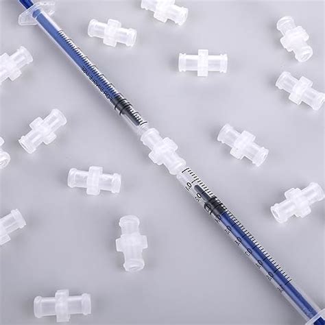 30PCS Luer Lock Syringe Adapter for Bottles, Syringe Adapter Luer Lock Connector Luer Lock ...