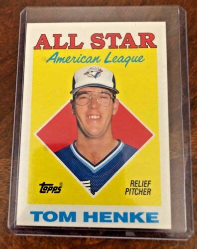 1988 Topps All Star 396 Tom Henke For Sale Online EBay