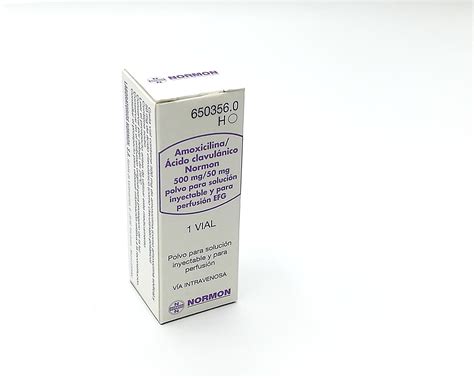 Amoxicilina Acido Clavulanico Normon Efg Mg Mg Vial Polvo Para