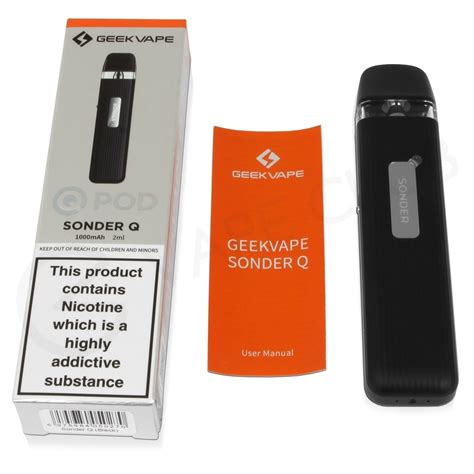 Geekvape Sonder Q Vape Kit 10ml E Liquid Included