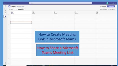 How To Create Meeting Invite Link In Microsoft Teams Printable