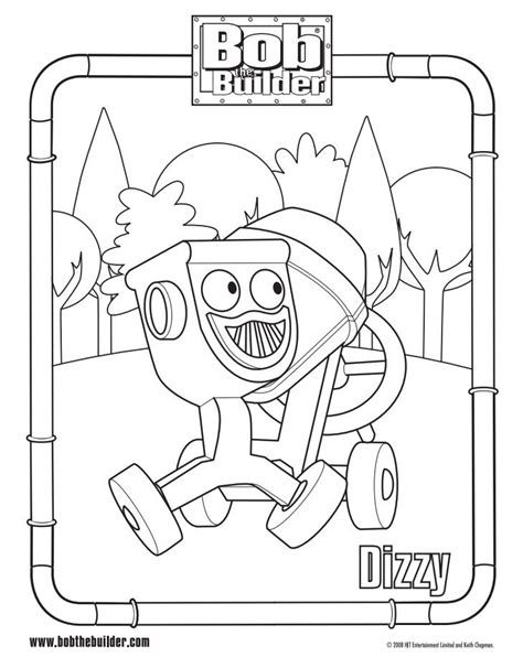 Bob The Builder Dizzy Coloring Pages