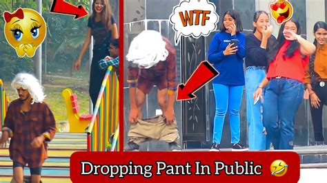 Dropping Pants In Public Prank Girl Dropping Into Pant Ritikjaiswal