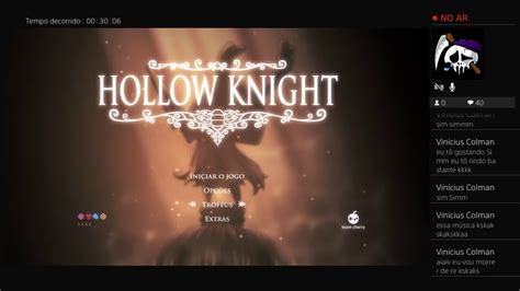 Hollow knight alma de aço 1 live YouTube