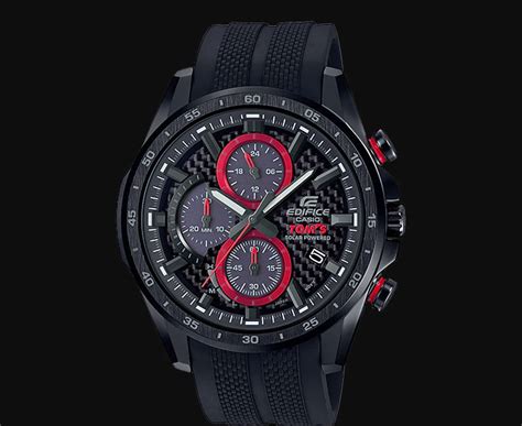 Casio Announces EDIFICE Solar Chronograph with Carbon Fiber Dial ...