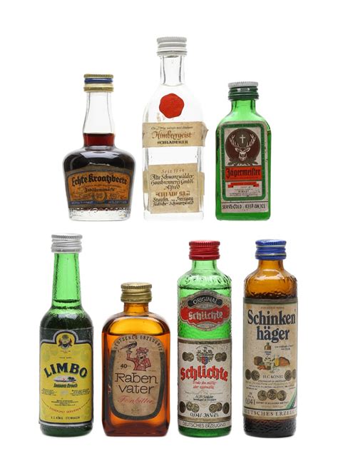 Assorted German Liqueurs And Spirits Lot 61731 Buysell Spirits Online