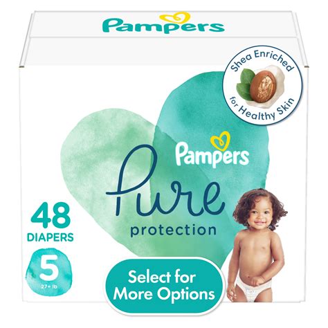 Pampers Pure Diapers Size 5 48 Count Select For More Options