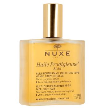 Huile Prodigieuse Riche Nuxe Visage Corps Et Cheveux