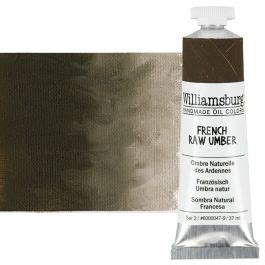 Williamsburg Handmade Oil Paint French Raw Umber 37ml Tube Jerry S