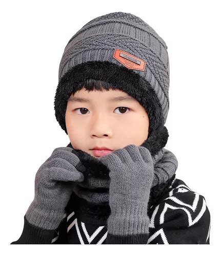 Niño 3en1 Gorro Bufanda Guantes Cuello Unisex Invierno Frío Envío gratis