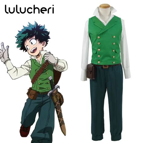 Anime My Hero Academia Cosplay Izuku Midoriya Costumes Deku Cosplay for Men Women Adults ...