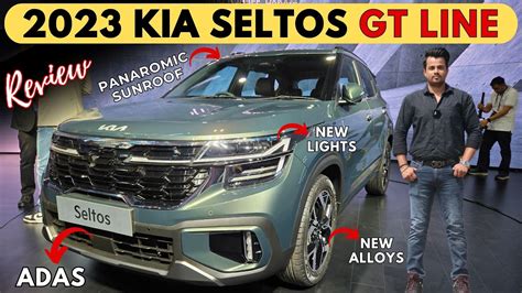 2023 Kia Seltos Facelift GT LINE Variant ReviewADAS Features