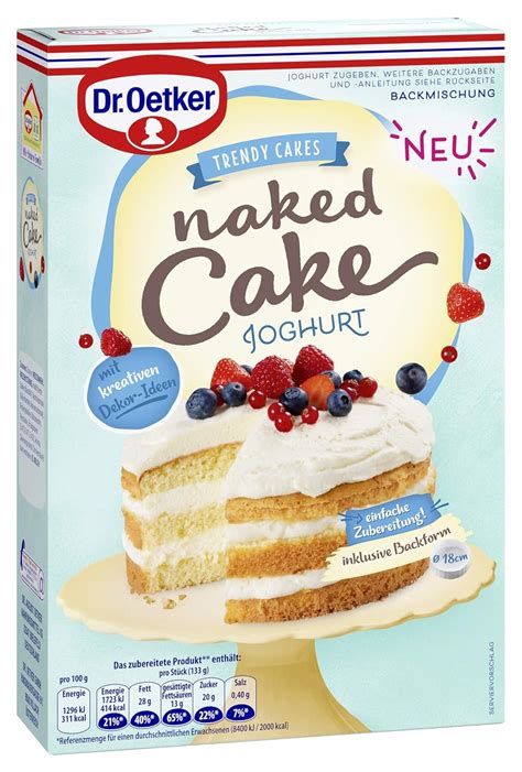 Dr Oetker Naked Cake Joghurt G Amazon De Lebensmittel Getr Nke