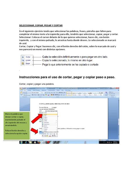 Manual De Cortar Copiar Y Pegar En Word By Cindita79 Issuu