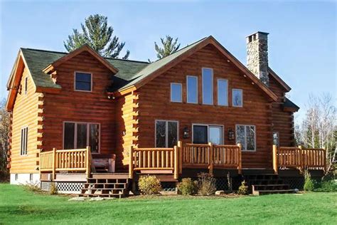 Linwood Log Virtual Home Plan By Coventry Log Homes Inc