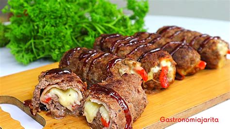 ROLLOS DE CARNE Mini Rollos De Carne Molida Sin Horno Recetas Para