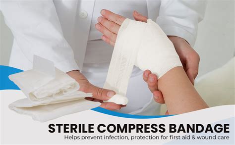 Primacare WB-7701-CS Sterile 4-Inch Compress Bandage, 72-Inch Length (Box of 12) : Amazon.ca ...