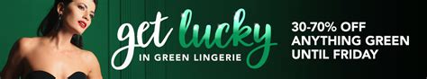 Get Lucky In Green Crossdressing Lingerie SALE The Breast Form Store