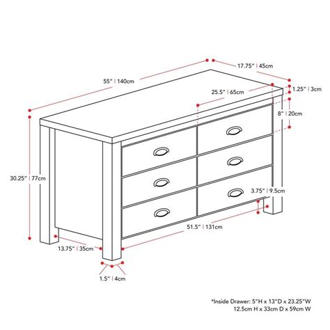 Average Height Of Chest Of Drawers