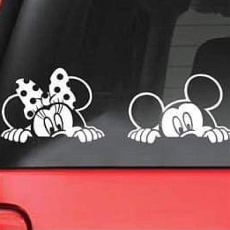 Disney Other Disney Minnie Mouse Peek A Boo Sticker Car Decal