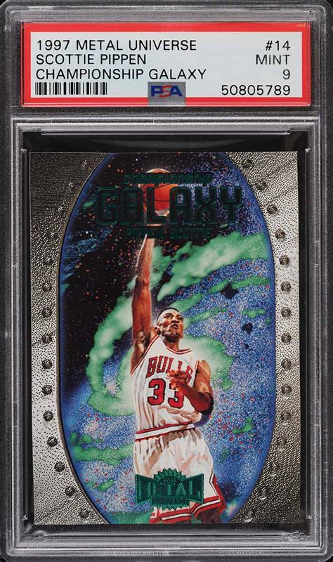 Metal Universe Championship Galaxy Scottie Pippen Psa Mint