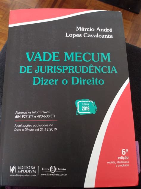 Vade Mecum Jurisprudência Livro Juspodivim Usado 63230052 enjoei