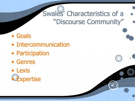 Ppt Discourse Communities Powerpoint Presentation Free Download Id9313017