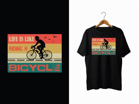 Premium Vector Bicycle T Shirt Design Typography Vector Vintage