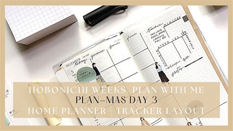 Functional Hobonichi Weeks Plan With Me Home Planner Wk 49 2022