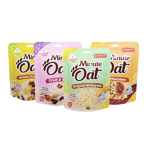 Jual Granolab Muesli MINUTE OAT Luxury Oatmeal 65 Gr Shopee Indonesia