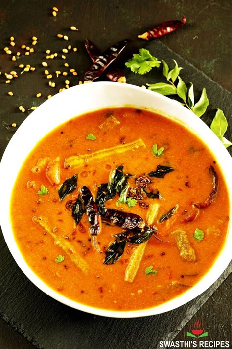 Sambar Recipe How To Make Sambar Swasthi S Recipes