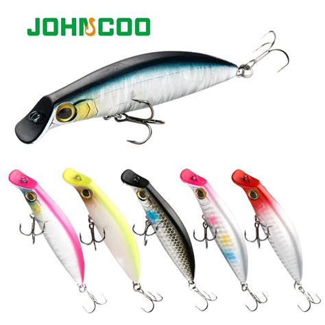 Johncoo Mm G Floating Minnow Fishing Lure Wobblers Swimbait Popper