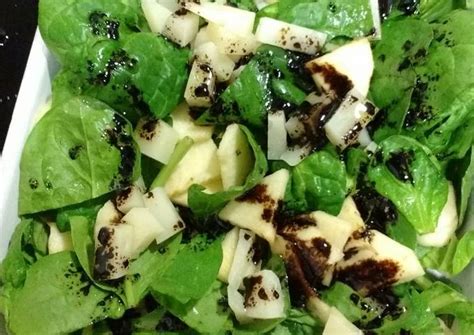 Ensalada De Espinacas Con Manzana Y Queso Receta De Marinerotorpevg