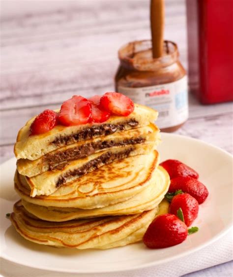 Nutella Pancakes Recipe By Archana S Kitchen