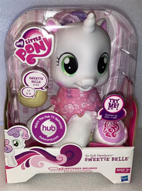 My Little Pony So Soft Newborn Talking Sweetie Belle For Sale Online Ebay