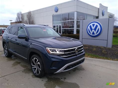 Tourmaline Blue Metallic 2021 Volkswagen Atlas SEL 4Motion Exterior