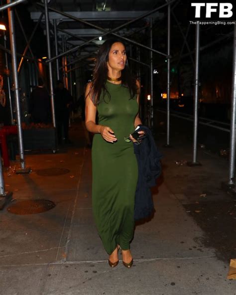 Padma Lakshmi Flashes Her Nude Tits As She Hits The Cfda After Party 9 Photos Thefappening